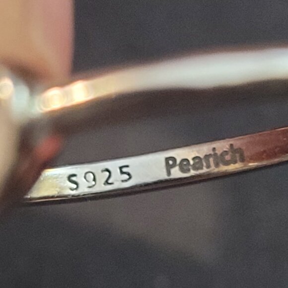 Pearich Opal Gold Vermeil Ring 925 Sterling Silver New Moon Sz 9.5 Original Box - Picture 4 of 6